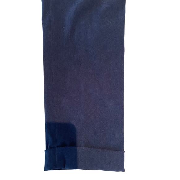 Cambridge Dry Goods Co - Navy Blue Velvet Type Dress Pants - Size 8 - Lined - Picture 6 of 8